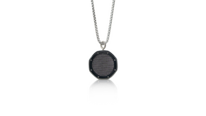 Official AP Royal Oak Jewelry For Watch Collectors For Sale Black Necklace Medallion Swiss Made Audemars Piguet Exclusive Available for Sale by www.TimeTradersOnline.com