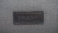 Authentic Audemars Piguet Royal Oak Grey Leather Zipper Bag For Sale