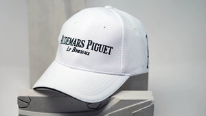 Audemars Piguet Sports Baseball Hat White Cotton Green Lettering