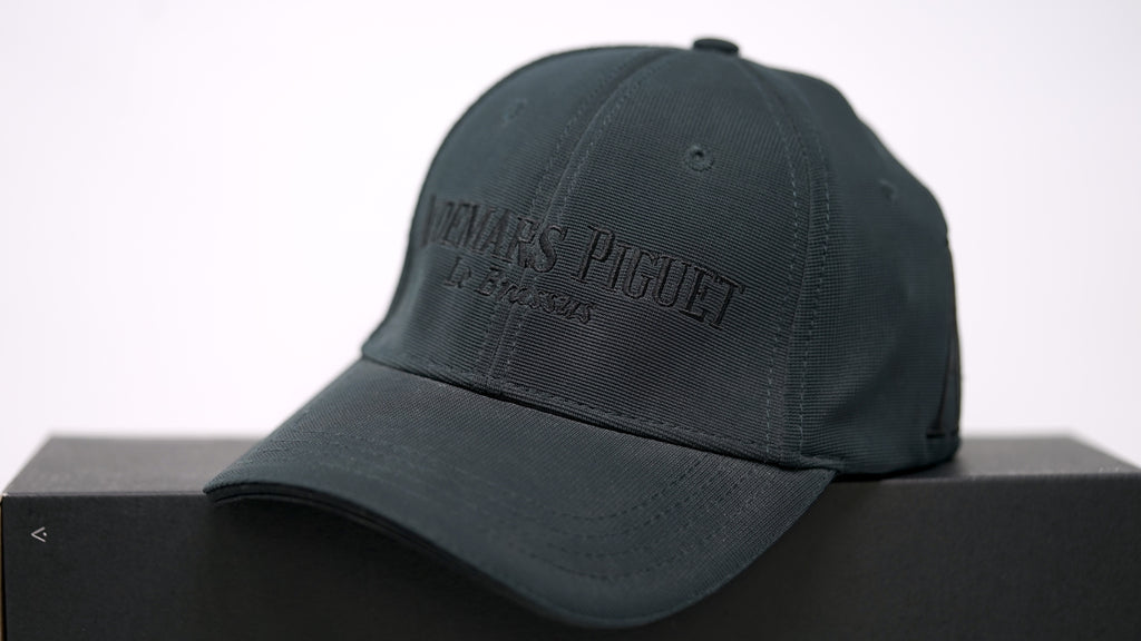 Front Shot of Audemars Piguet Logo on Luxury Hat