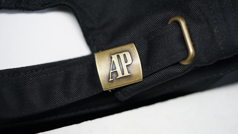 Audemars Piguet Black Luxury Hat with AP Buckle