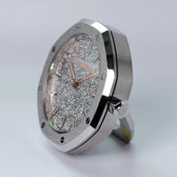 Close-up of Audemars Piguet Royal Oak Frosted Desk Clock