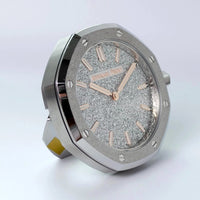 Side view of Audemars Piguet Royal Oak Frosted Desk Clock