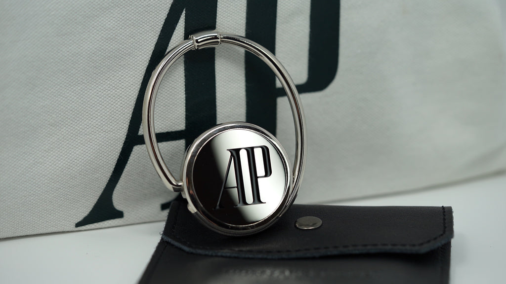 Official Audemars Piguet Royal Oak Stainless Steel Keychain AP For Sale By TimeTradersOnline.com