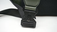 Premium Metal Hardware on Audemars Piguet Boutique Exclusive Royal Oak Green Leather Backpack 