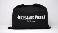Authentic Audemars Piguet Royal Oak Black Leather Watch Bag for Luxury Travel