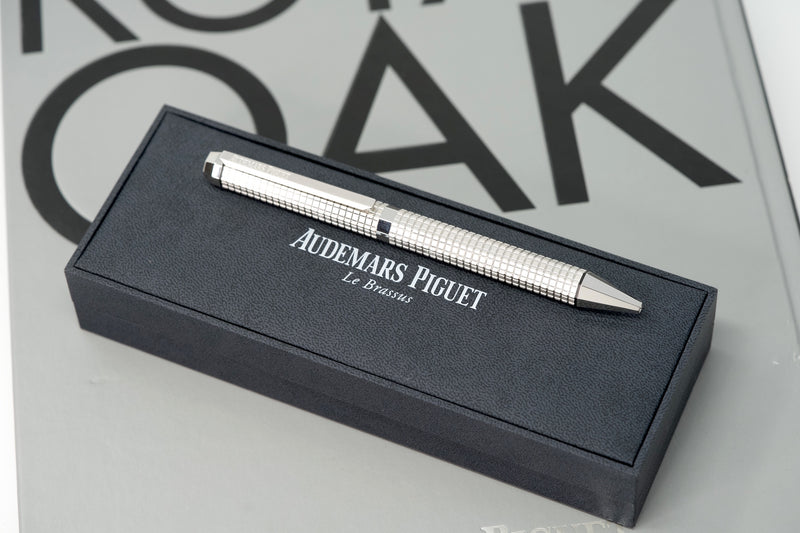 Luxury Audemars Piguet Royal Oak Silver Ballpoint Pen For Sale For AP Enthusiast