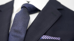 Royal Blue Audemars Piguet Mens Luxury Silk Tie