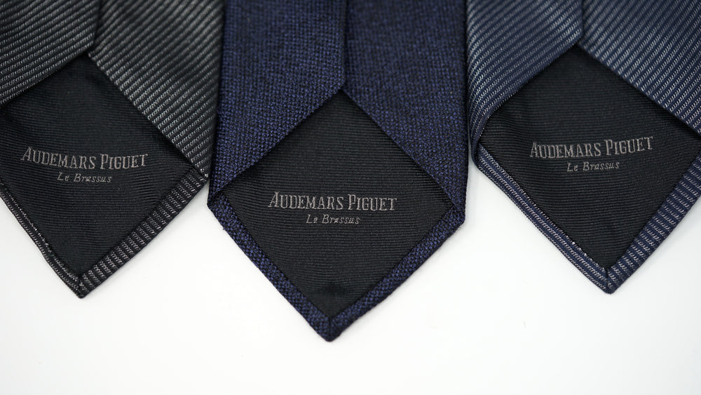 希少品 AUDEMARS PIGUET オーデマピゲ ネクタイ ダークネイビー TIME TRADERS | Audemars Piguet Royal Oak Mens Dark Blue Tie – Time