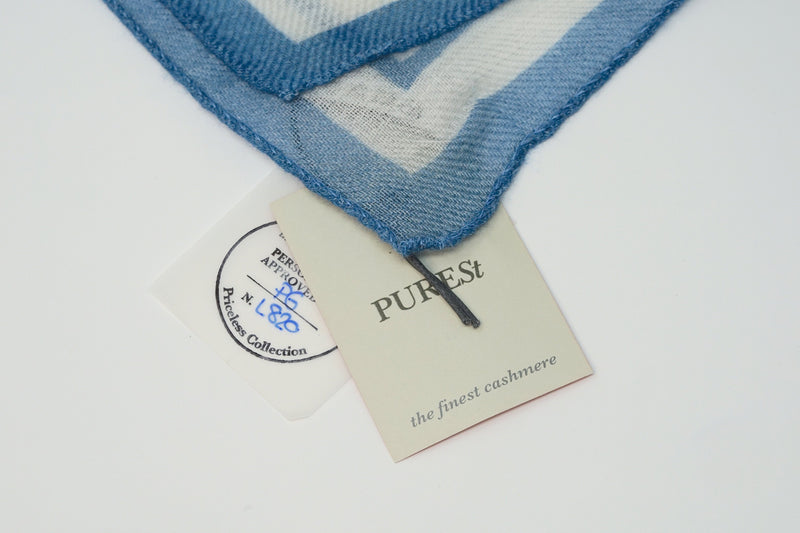 AP Luxury Scarf Blue and White by Purist for Audemars Piguet