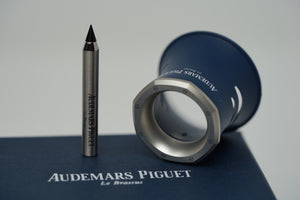 AP Royal Oak Steel Loupe Blue with Box and Stylus 