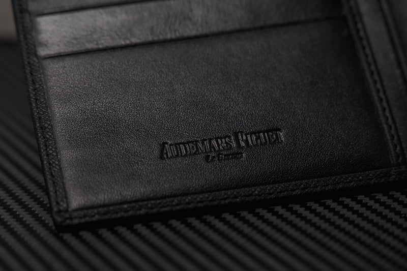 Audemars Piguet Wallet Luxury Black Leather Authentic AP VIP