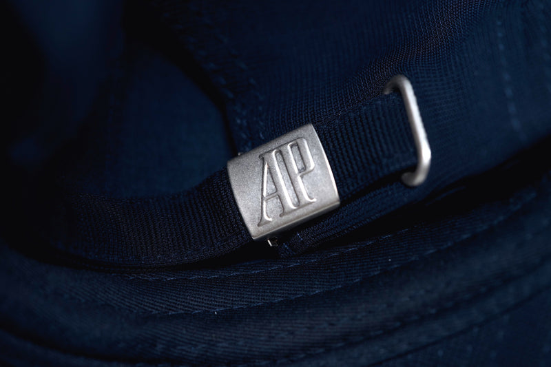 AP Royal Oak Hat Adjustable Cap Blue Cotton Fabric with AP Logo Buckle