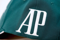 Luxury Cotton Golf Hat Green and White AP by Audemars Piguet