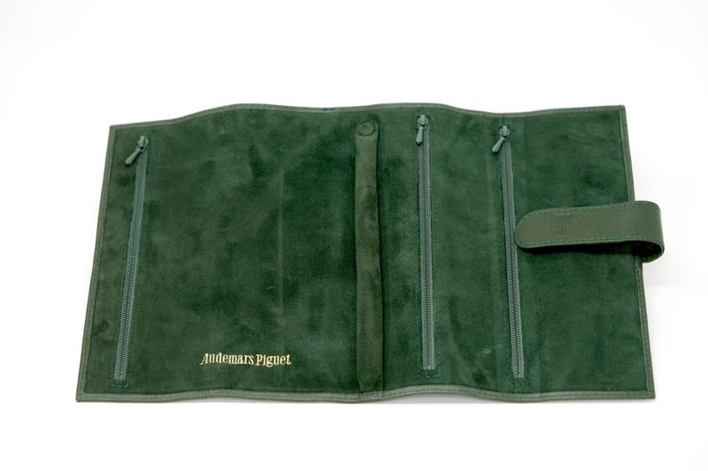 Premium Italian Leather Watch Roll with Zipper by Audemars Piguet