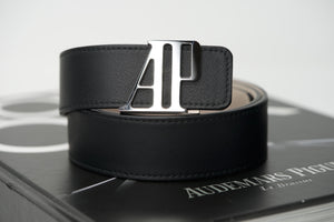 Audemars Piguet Belt Authentic AP Silver Buckle