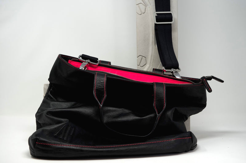 Naoto Fukasawa Messenger Bag by Audemars Piguet Black Leather Stylish Bag