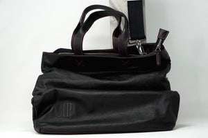 Naoto Fukasawa Black Leather Bag With Audemars Piguet