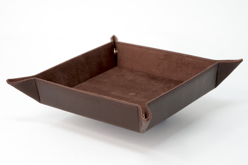 Luxury Catchall Tray Brown Italian Premium Leather by Audemars Piguet