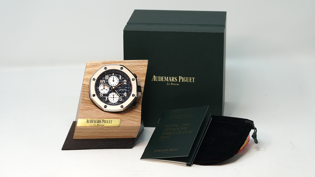 New Audemars Piguet Ref. 26470ST Chronograph In Stock Now at TimeTradersOnline.com Features Stainless Steel Case with Blue Dial Made in Switzerland