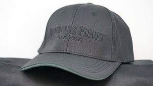 Official Audemars Piguet Royal Oak Golf Hat Black on Black with Silver AP Tab For Sale By TimeTradersOnline.com