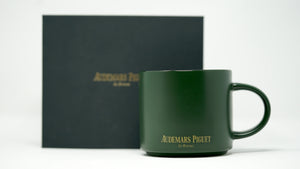 Authentic Audemars Piguet Royal Oak Green Ceramic Coffee Cup Time Traders 