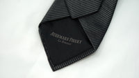 Luxury Audemars Piguet Mens Black Tie 100% Silk