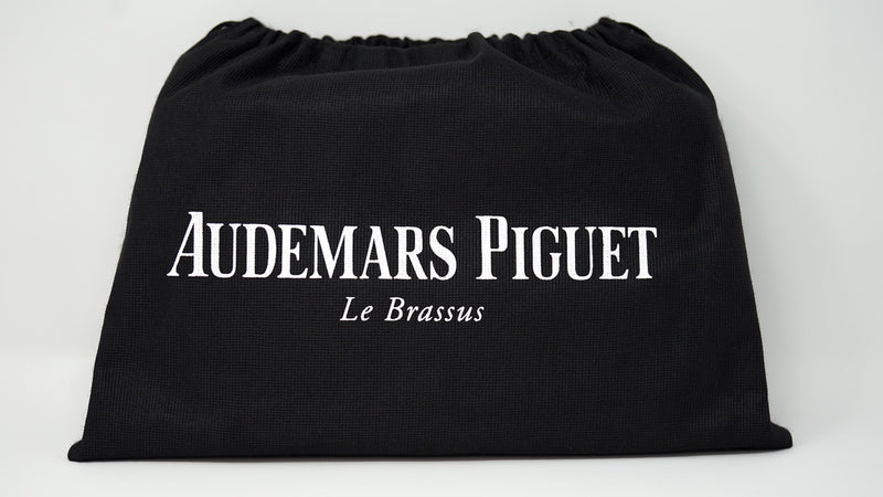 Audemars Piguet Dust Bag for Watch Collector's Black Leather Bag