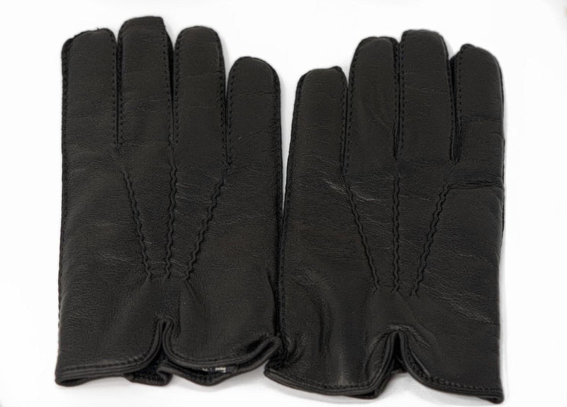 Audemars Piguet Black Leather Gloves by Ermenegildo Zegna For Sale At Tiem Traders Online