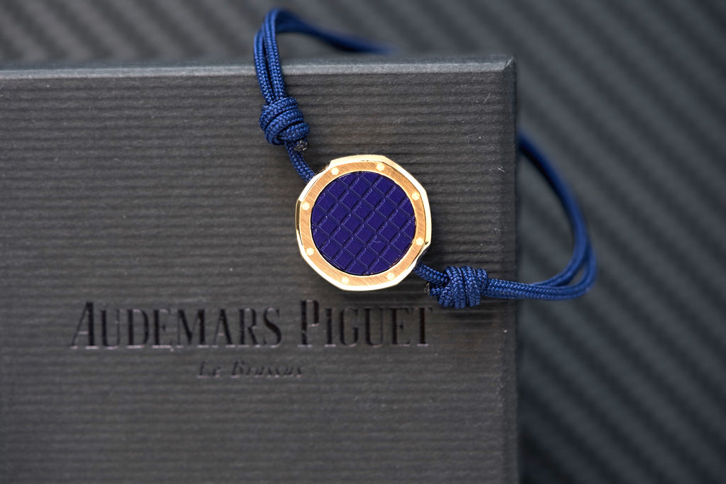 Audemars Piguet Royal Oak 18K Rose Gold Bracelet with Navy Blue Dial