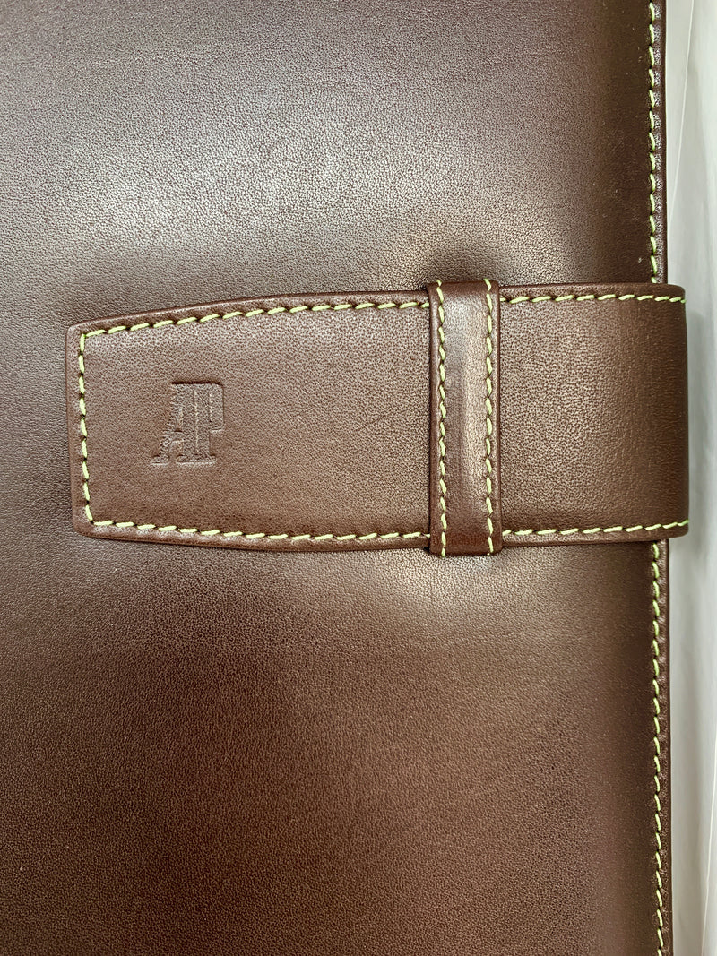 audemars piguet brown leather book