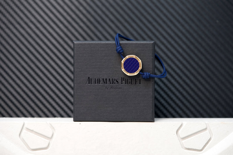 Audemars Piguet Royal Oak 18K Rose Gold Bracelet with Navy Blue Dial