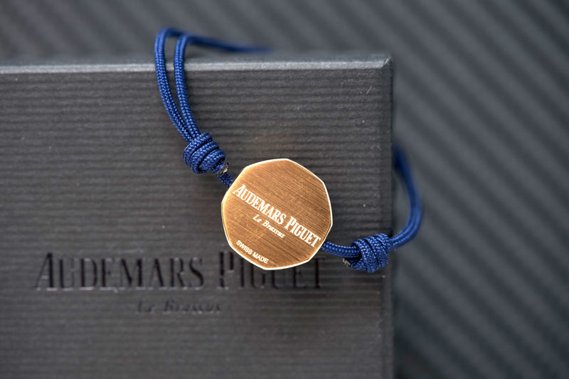 Audemars Piguet Royal Oak 18K Rose Gold Bracelet with Navy Blue Dial