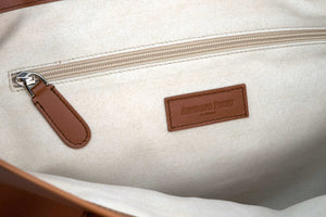 Rare and Beautiful Audemars Piguet Hermes Quality Saddle Colored Handbag by Audemars Piguet