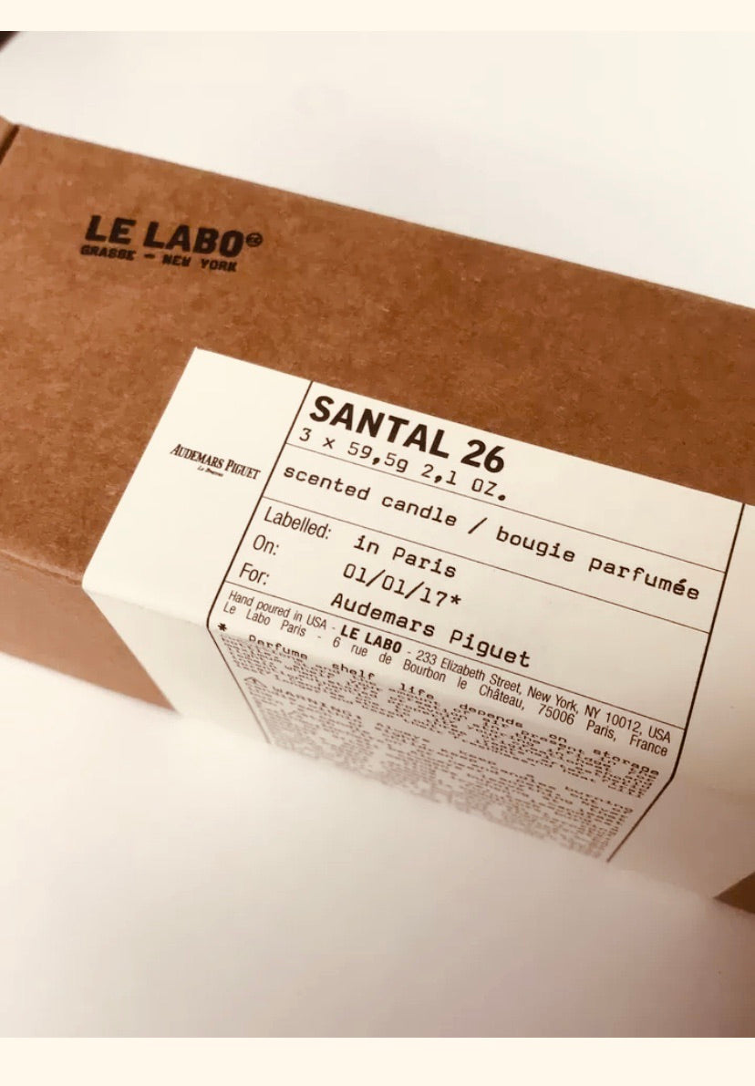 Le Labo x Audemars Piguet Santal 26 Candle